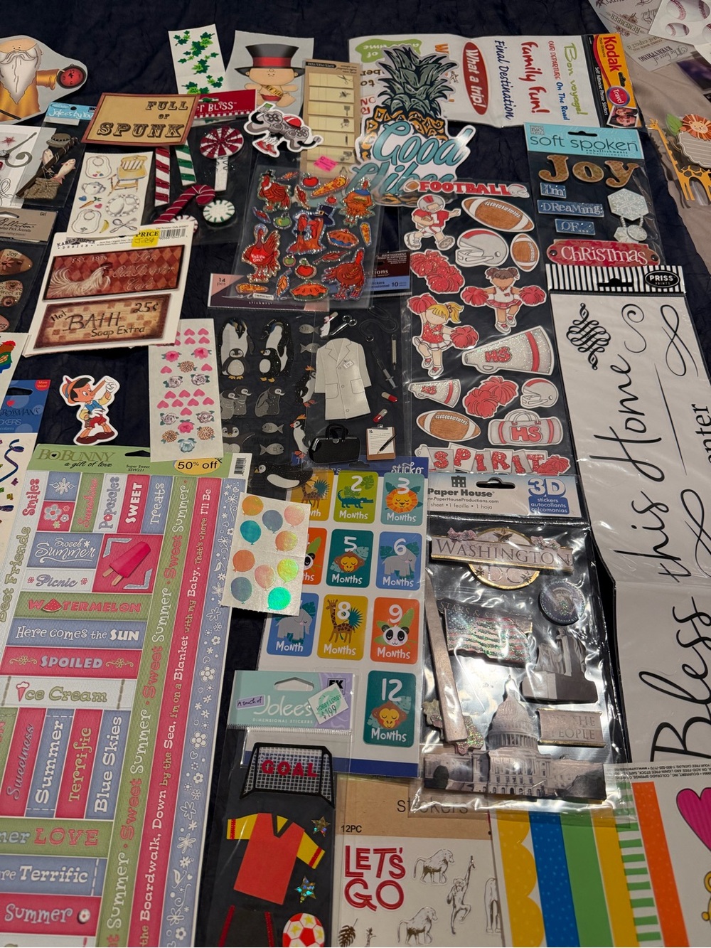 Sticker lot #2 Jolees boutique, Sticko, Disney, Paper House and more!